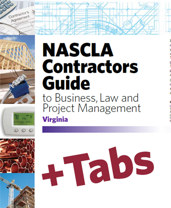 Virginia NASCLA Accredited Commercial General Building Contractor Examination Book Package