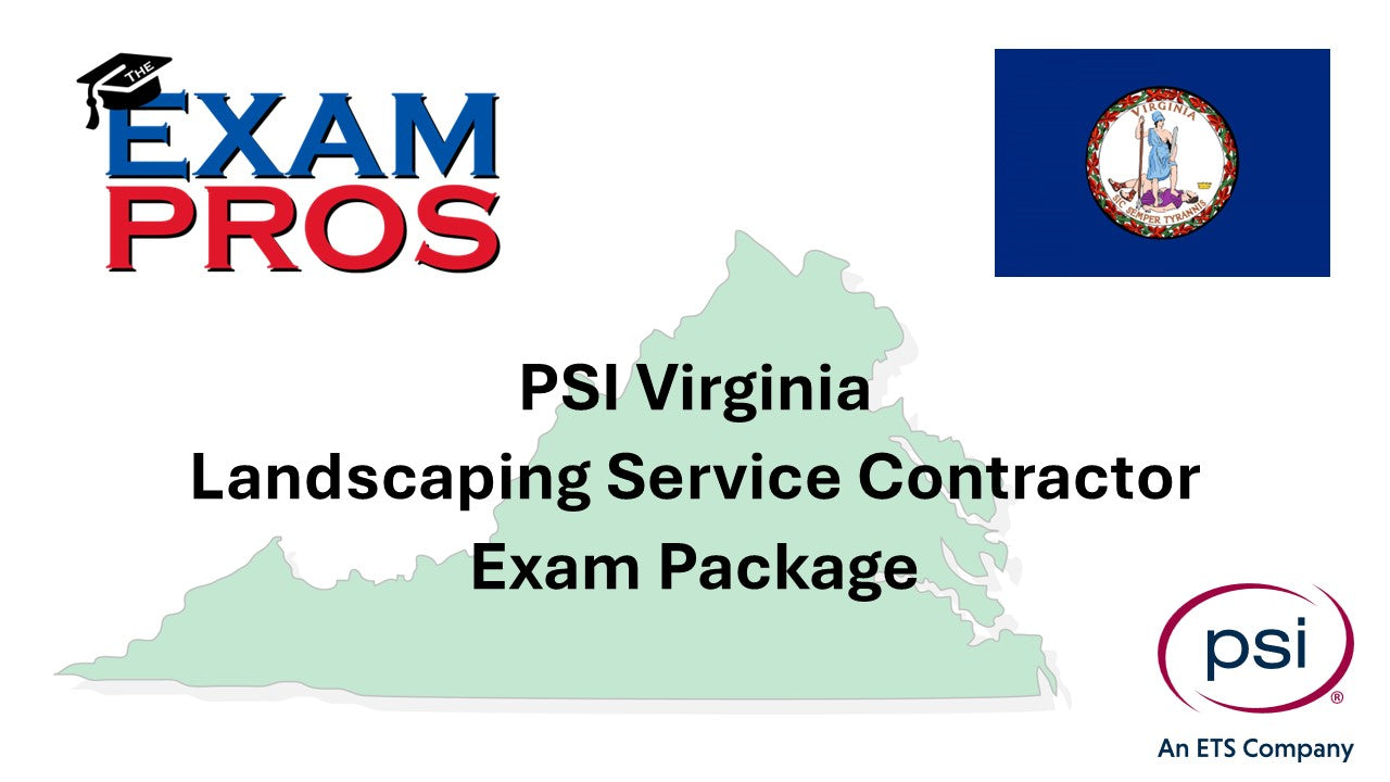 PSI Virginia Landscaping Service Contracting The Exam Pros