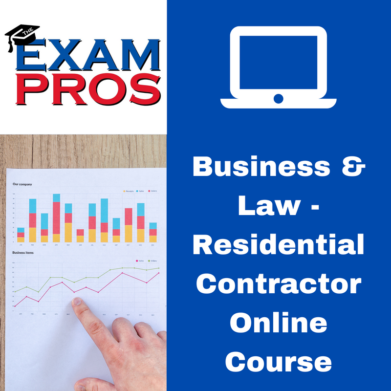 Business & Finance - Residential Contractor Online Home Study Course