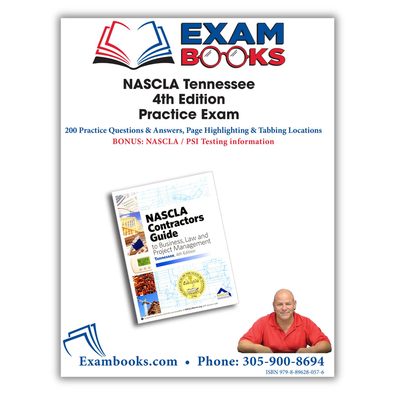 200 Practice Questions & Answers Based on NASCLA Tennessee 4th Edition