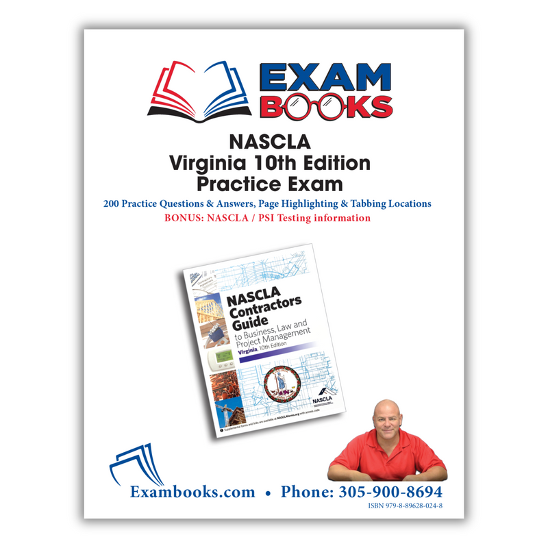 200 Practice Questions & Answers Based on NASCLA Virginia 10th Edition