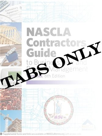 VIRGINIA Residential Contractor License books, tabs, exam prep