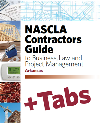 Arkansas NASCLA Accredited Commercial General Building Contractor Examination Book Package