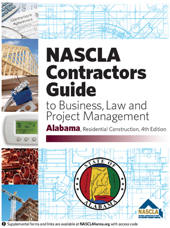 Alabama NASCLA Business, and Project Management for Contractors, General Contractors, 4th Edition