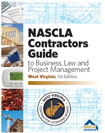West Virginia NASCLA Accredited Commercial General Building Contractor Examination Book Package
