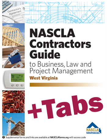 West Virginia NASCLA Accredited Commercial General Building Contractor Examination Book Package