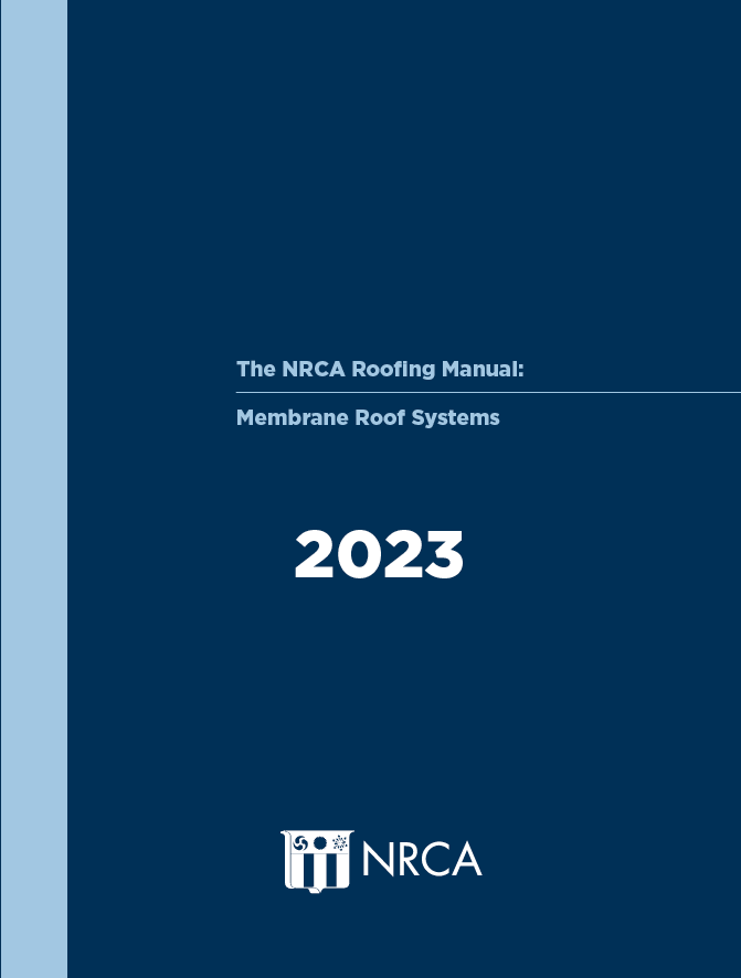 Manual de techos de NRCA - set en caja 2023