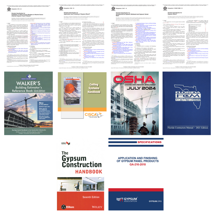 Florida Gypsum Contractor Exam Prep: Complete Book Set