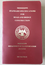 Especificaciones estándar de Mississippi para el libro de construcción de carreteras y puentes, 2017