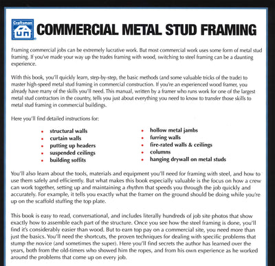 Commercial Metal Stud Framing