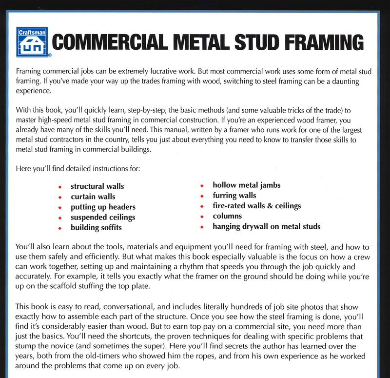 Commercial Metal Stud Framing