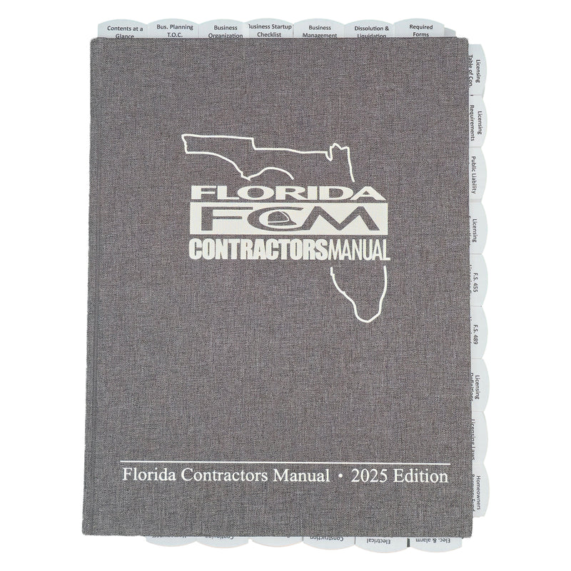 2025 Florida Contractor's Manual: Essential Exam Prep Guide – The Exam Pros