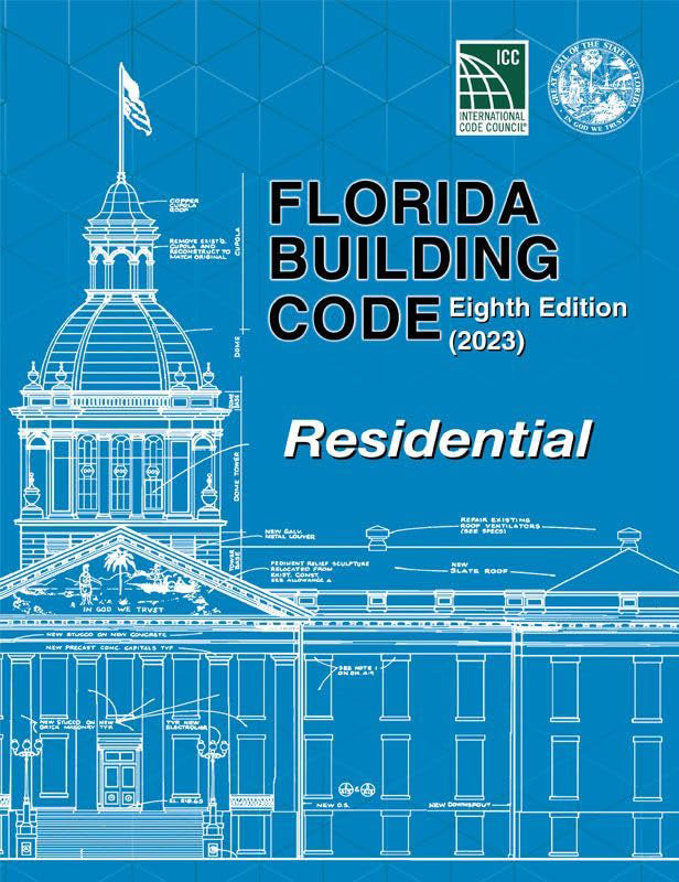 2023 Florida Building Code - Residential 8th Edition