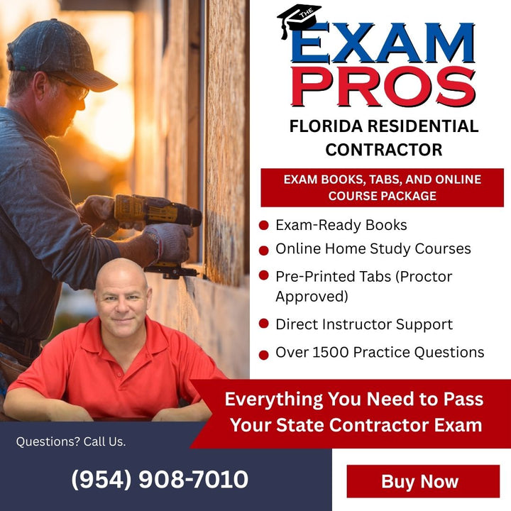 Florida Residential Contractor: Complete Exam Prep Package – The