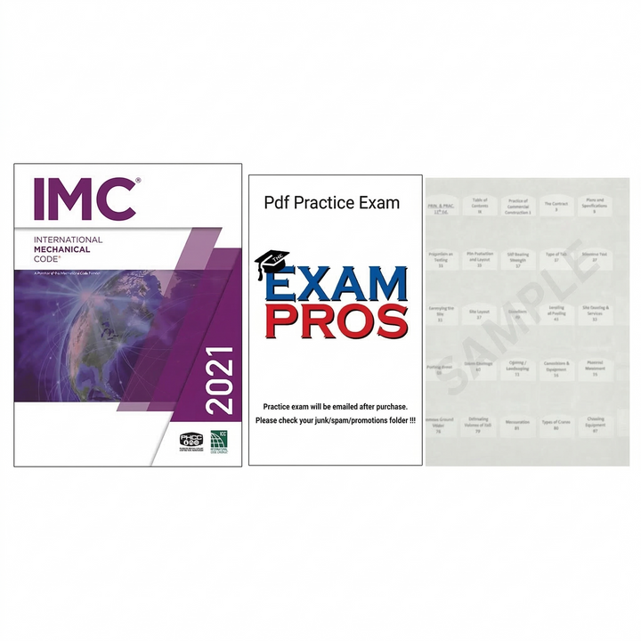 2021 International Mechanical Code: Essential Exam Prep Guide