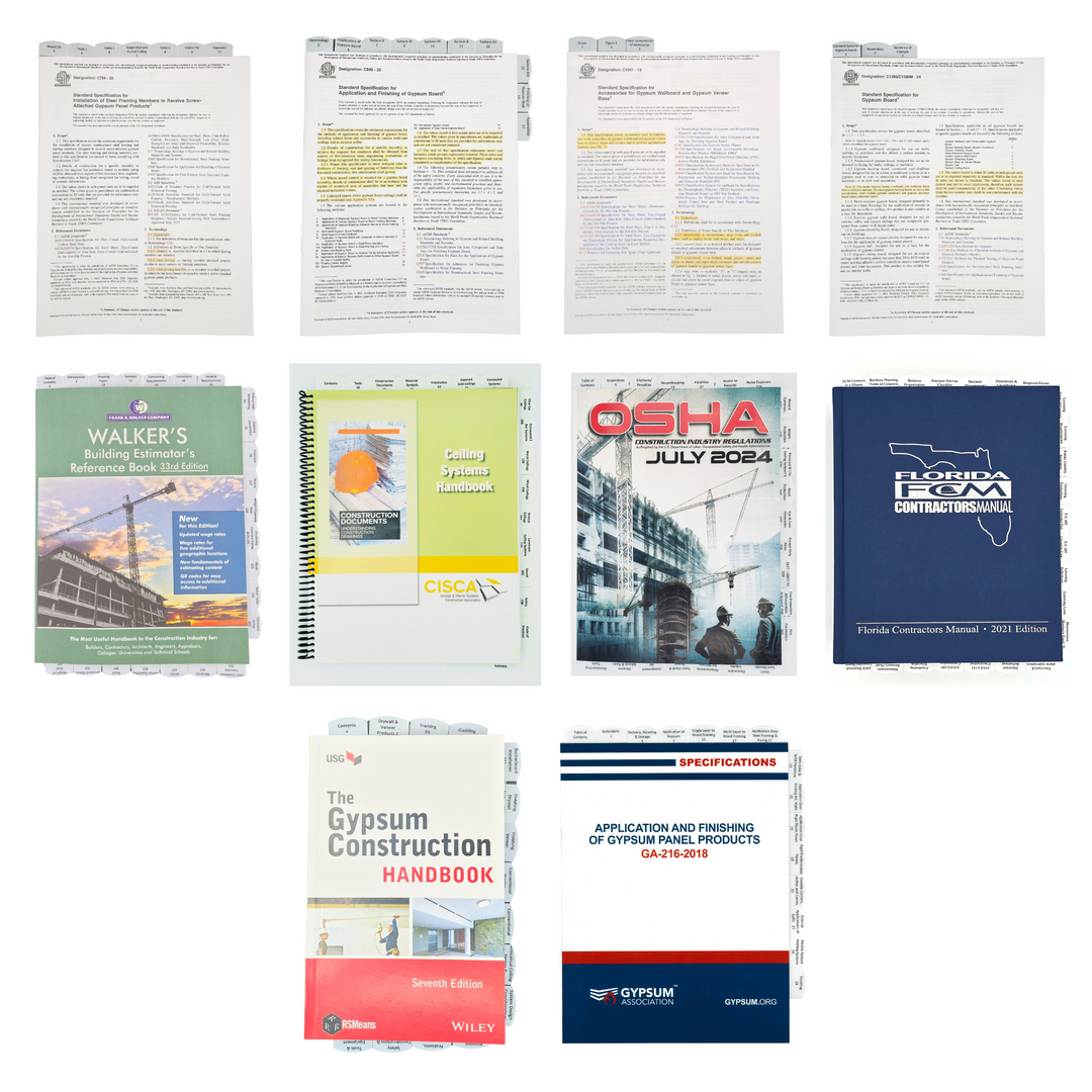 Florida Gypsum Contractor Exam Prep: Complete Book Set