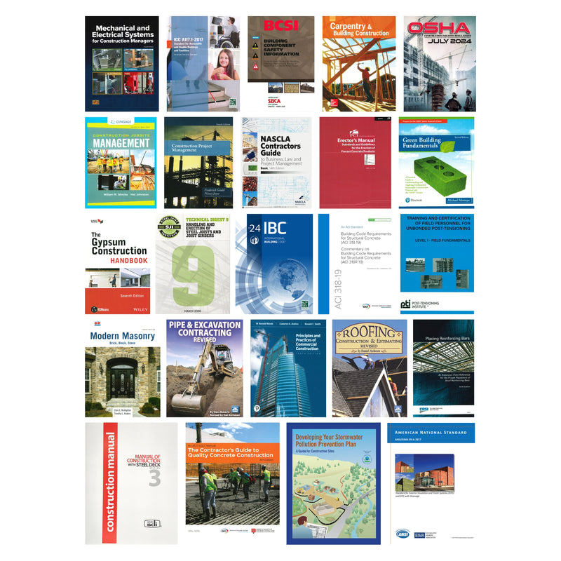 Paquete de libro de contratistas de construcción comercial acreditado por NASCLA