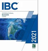 Cover of International Building Code 2021 Practice Exam PDF showing stylized globe and blue geometric design