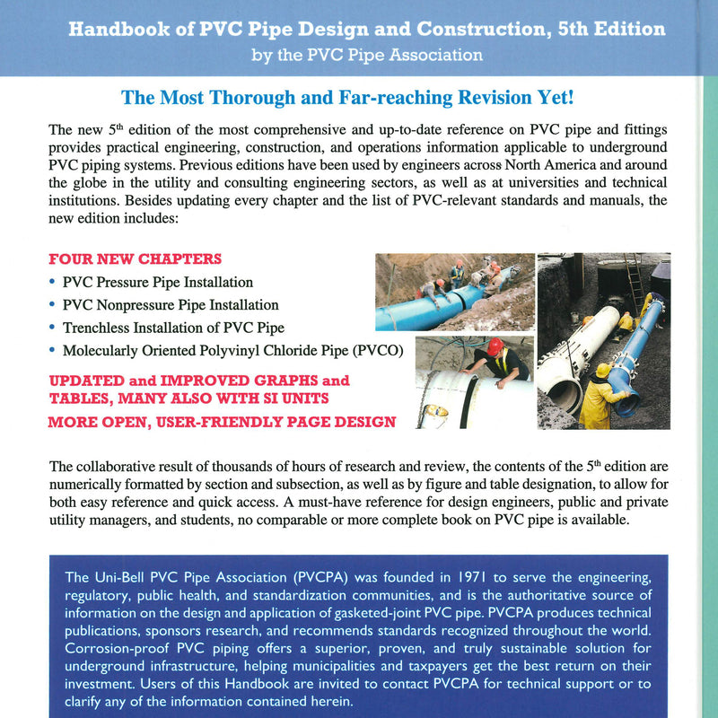 The Handbook of PVC Pipe Design and Construction, 5th Edition, 2012