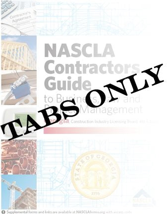 Georgia NASCLA Contractors Guide to Business, Law and Project Management, Georgia Construction Industry Licensing Board 5th Edition (Plumbers, Conditioned Air, Low Voltage, Electrical and Utility Contractors)