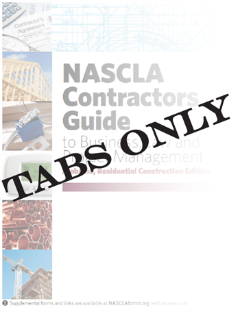 NASCLA Contractors Guide to Business, Law and Project Management, Alabama Residential Construction, 4th Edition