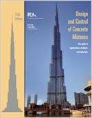 Design and Control of Concrete Mixtures, 15th Edition, 2011