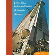 Design and Control of Concrete Mixtures, Kosmatka and Panarese, 14th Ed