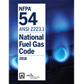 NFPA 54:NATIONAL FUEL GAS CODE 2018