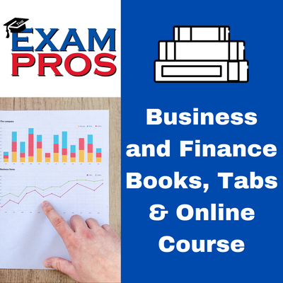 Business and Finance Exam Complete Books, Tabs & Online Course