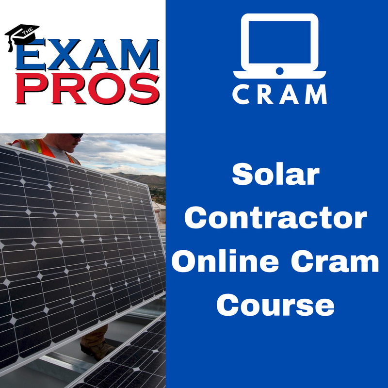 Solar Contractor Online Cram Course