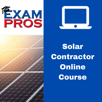 Solar Contractor Online Home Study Course