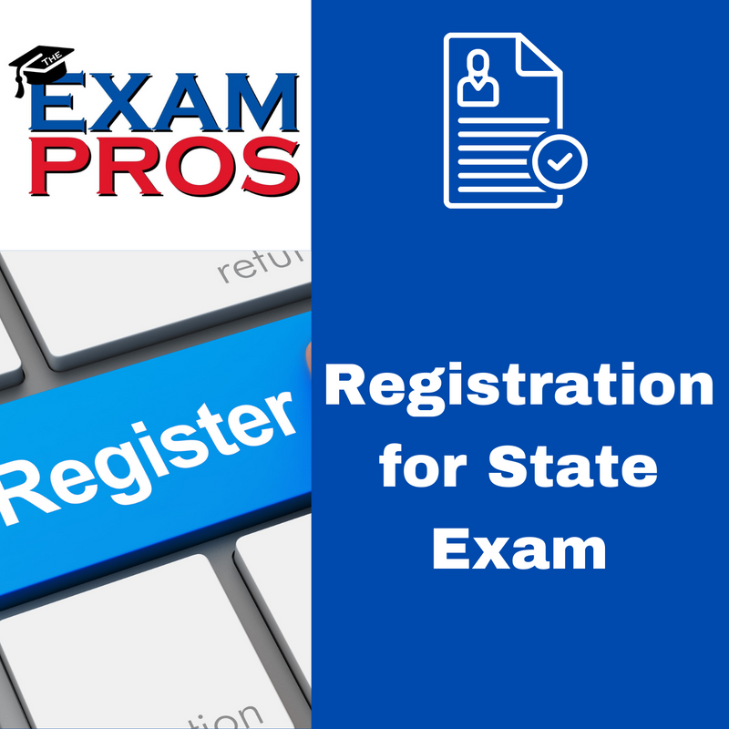Register to take the State Exam